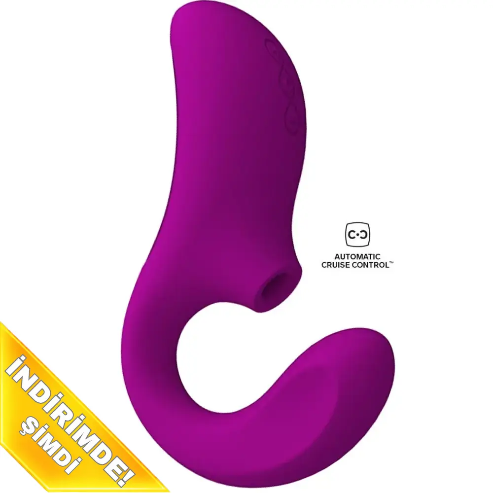 Lelo Enigma Cruise Sonic Clitoral Air Stimulator Emiş Güçlü Vibratör-Deep Rose