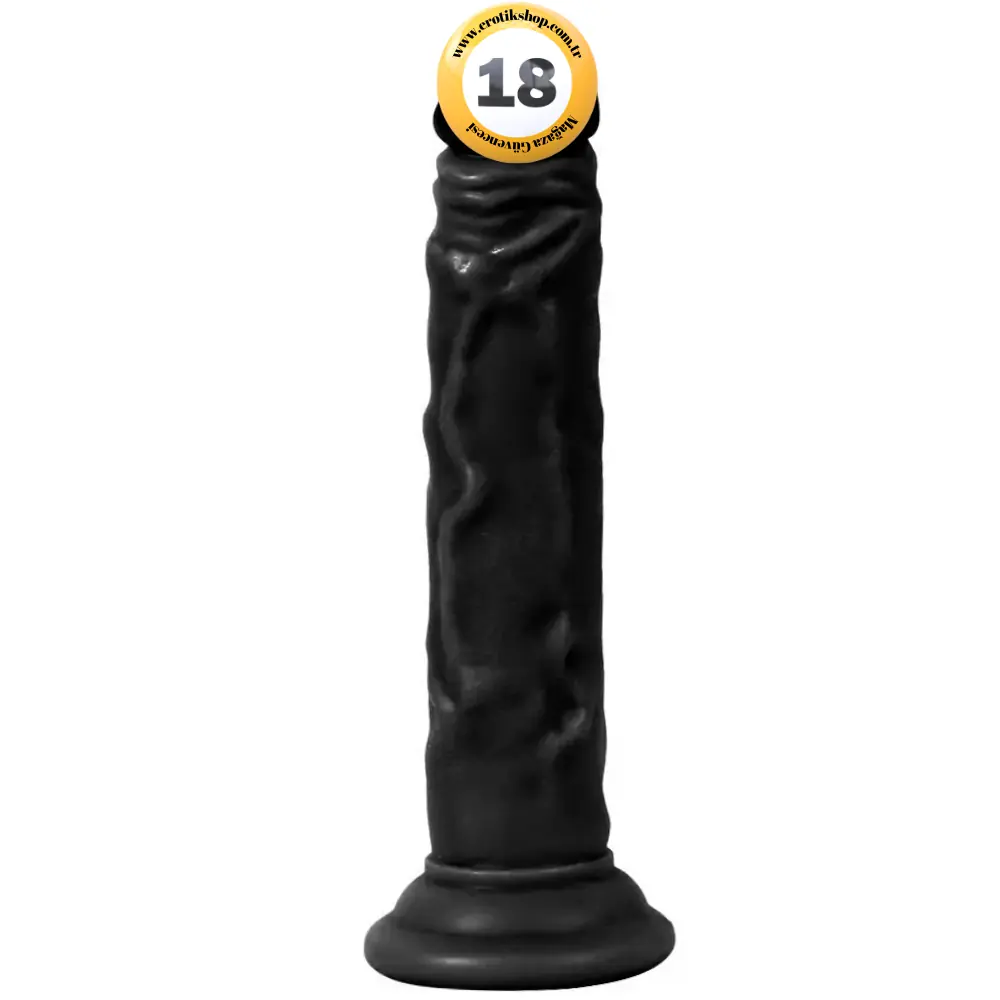 Xise Dildo Series Naturo 18.5 cm Realistik Penis XS-WBC10024-Black