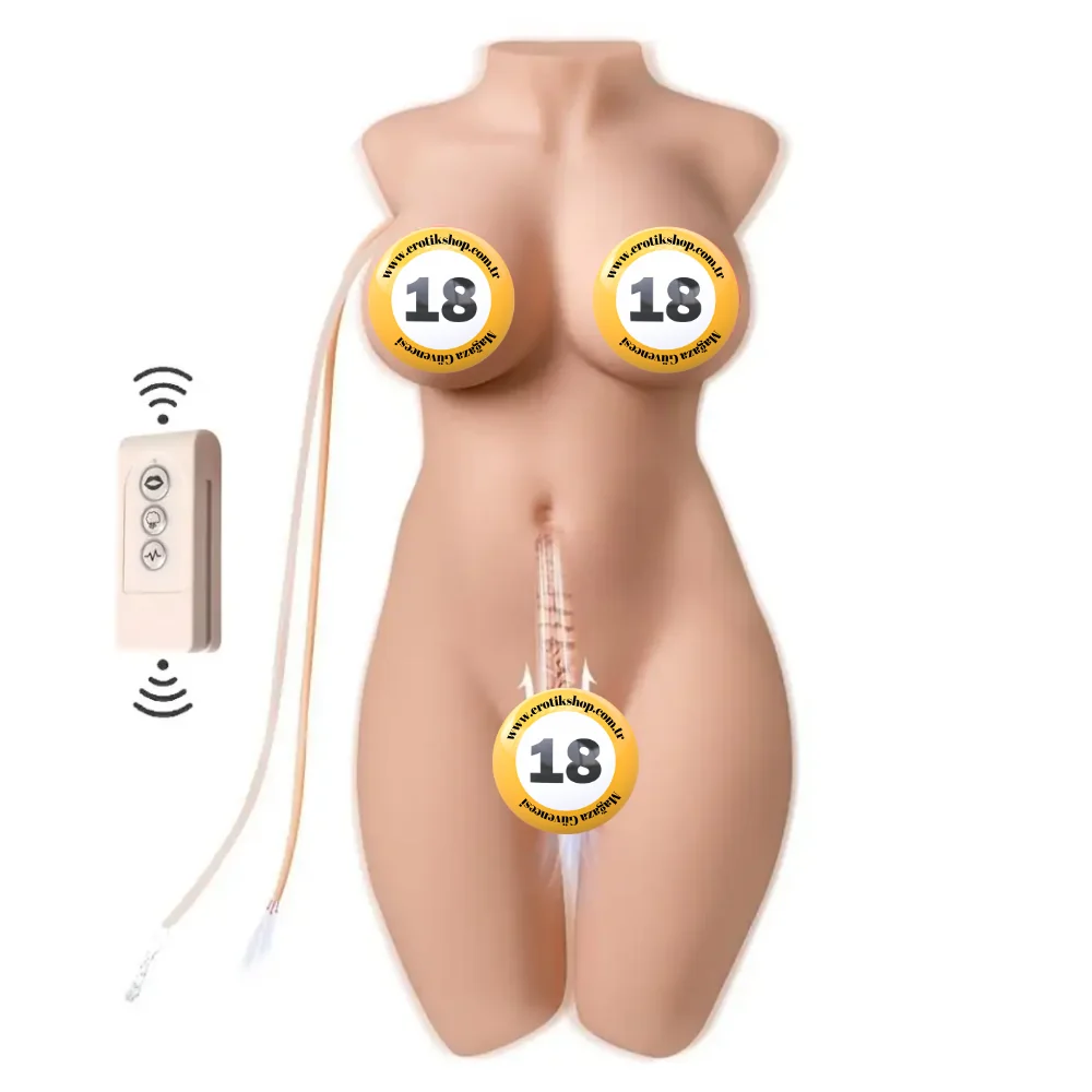 Shequ Miah Emişli ve Titreşimli Yarım Vücut Masturbator SQ-MAS20019