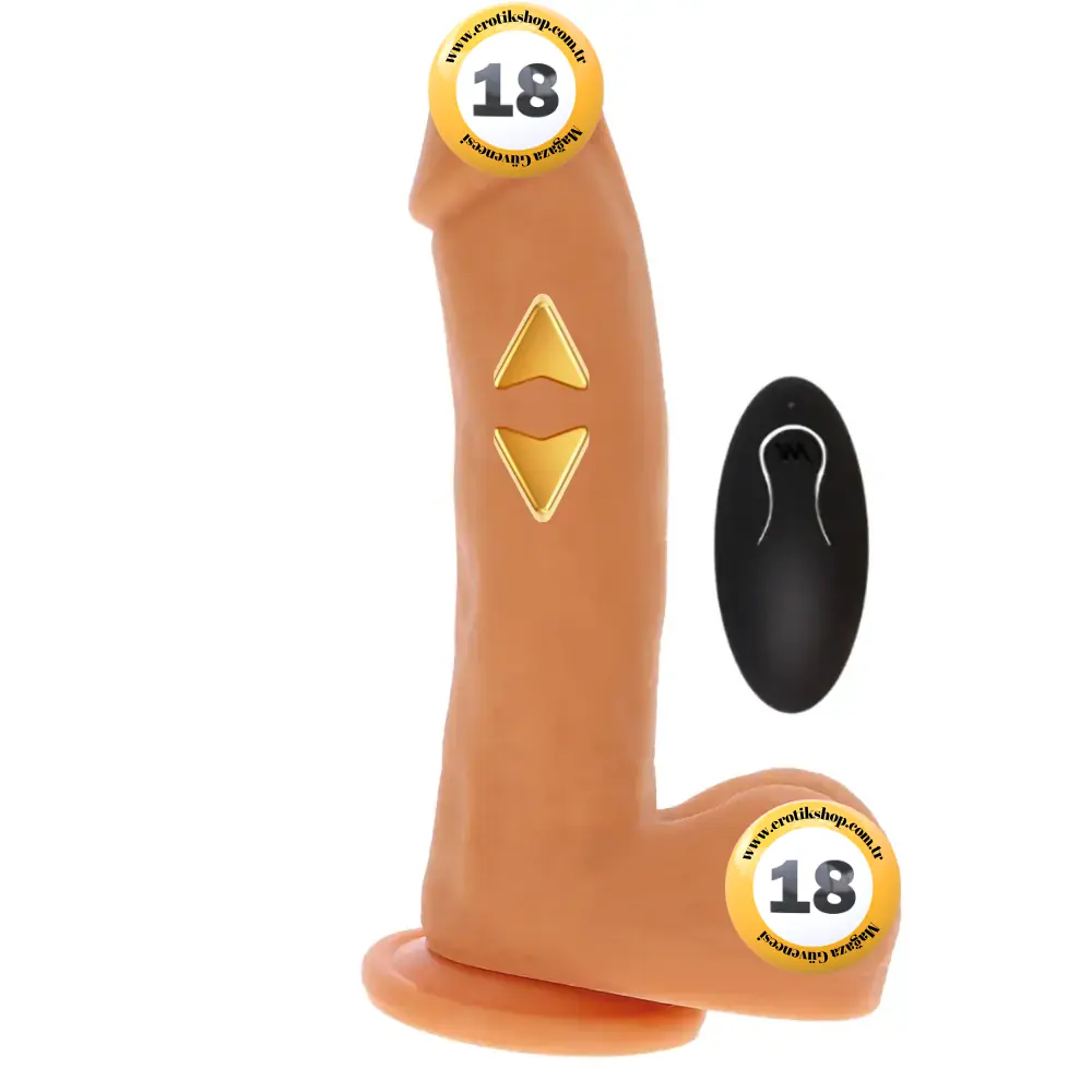 ToyJoy Naked Thrusting Dildo Silicone İleri Geri Hareketli Realistik Penis 19.5 Cm