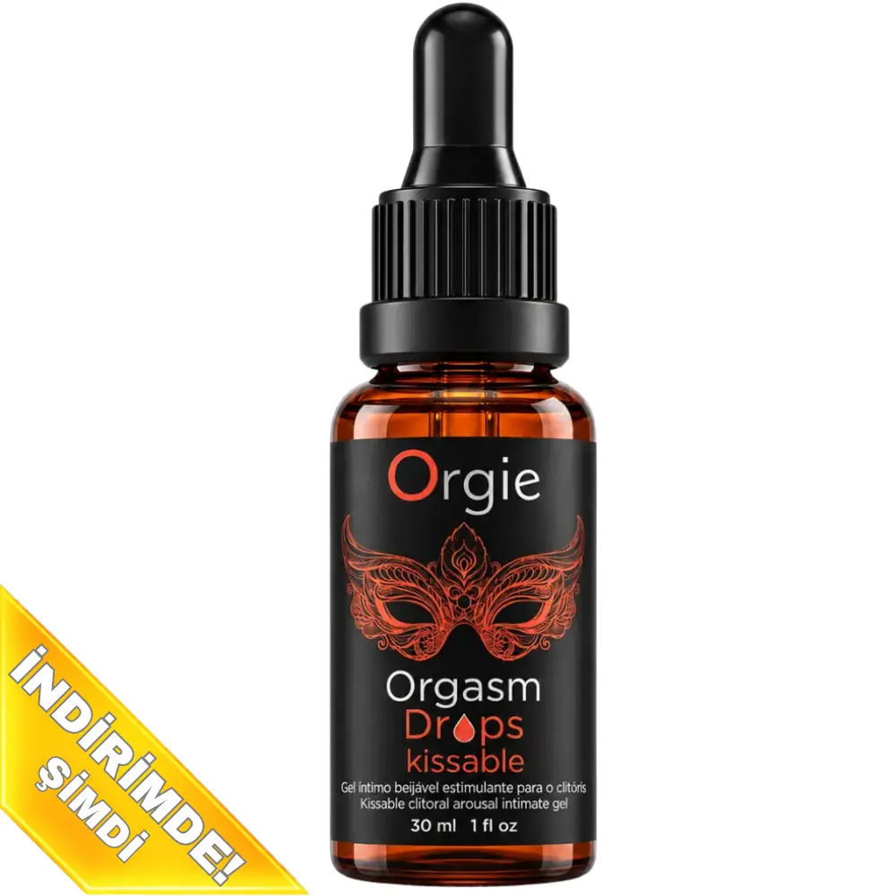 Orgie Orgasm Drops Kissable Öpülebilir Klitoral Uyarıcı Damla 30 Ml.