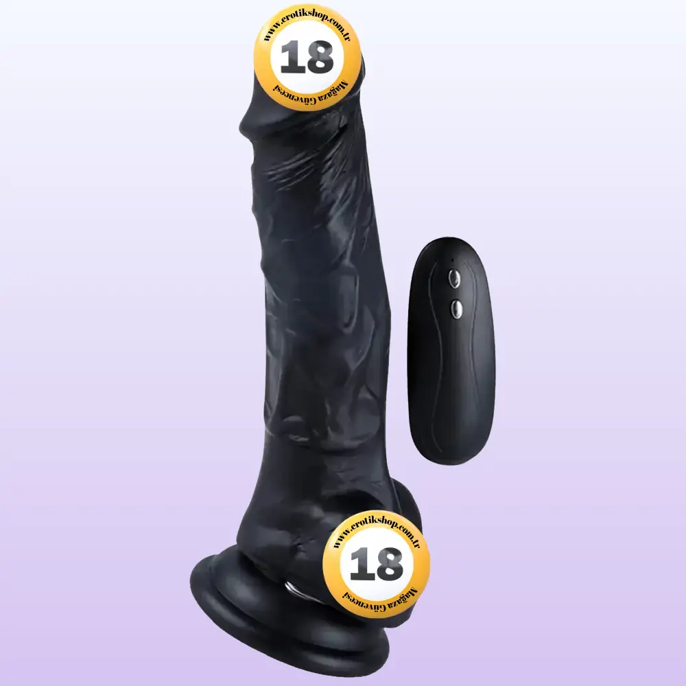 Xise Dildo Series Adonis 18 cm Titreşimli Realistik Zenci Penis XS-WBC10018-V-Black