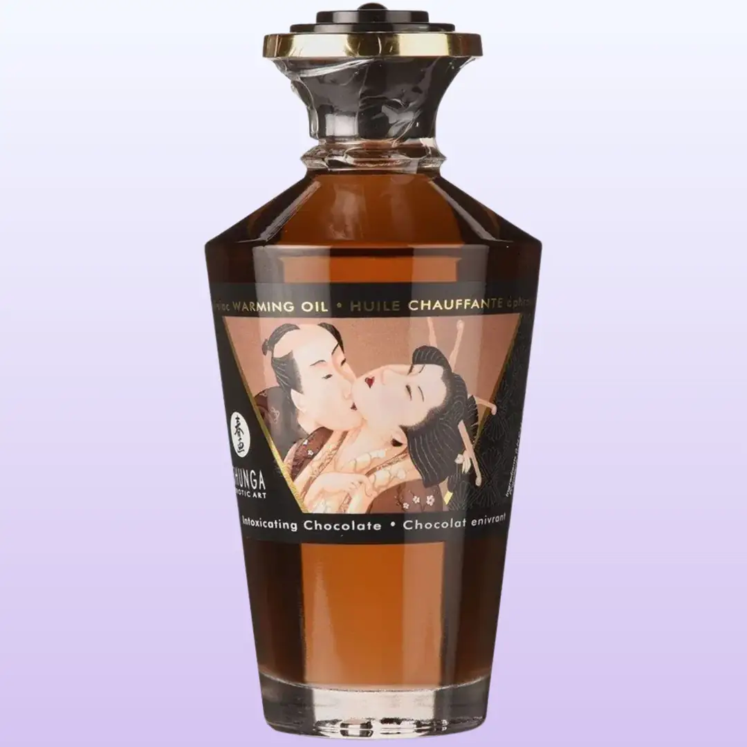 Shunga Aphrodisiac Warming Oil Chocolate Aromalı Isıtmalı Masaj Yağı 100 Ml.