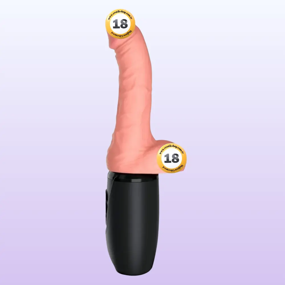 King Cock Plus 6.5 Inch Thrusting Cock With Balls Isıtmalı ve Hareketli Penis