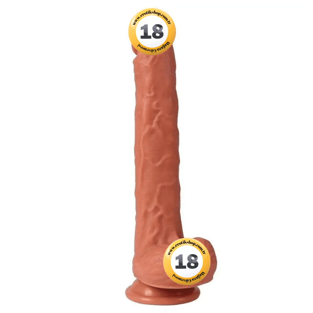 Xise Dildo Series Len Lounger Natural Doku 26.5 cm Büyük Realistik Penis