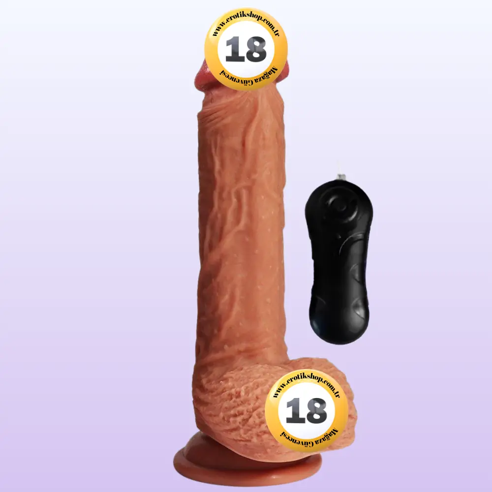 The  Dick Stimulation Of Skin Gerçekçi Titreşimli Realistik Penis