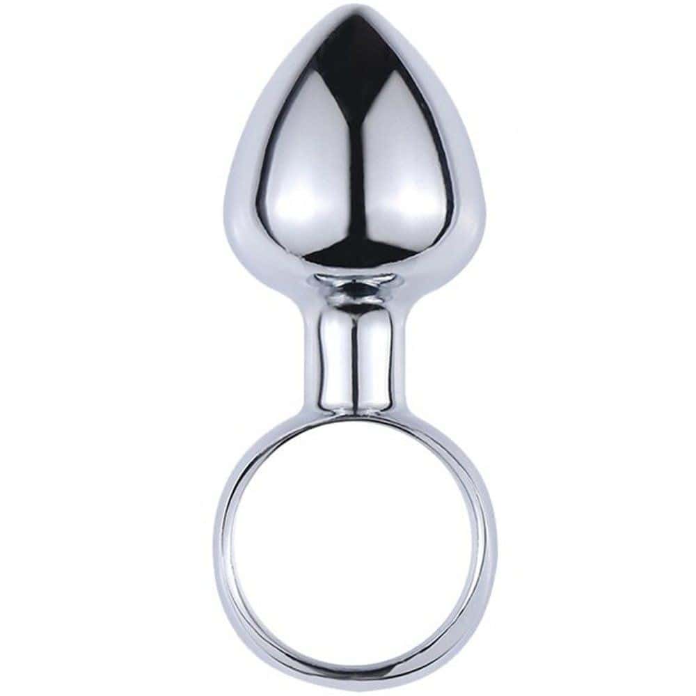 Erox Finger Small Metal Anal Plug
