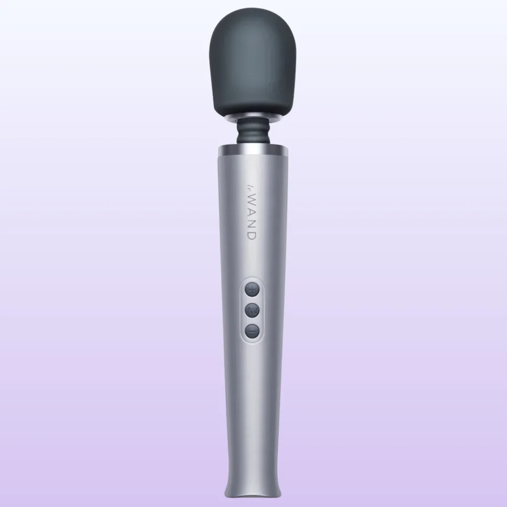 Le Wand Rechargeable Body Wand Massager Gray Masaj Wand Vibratör