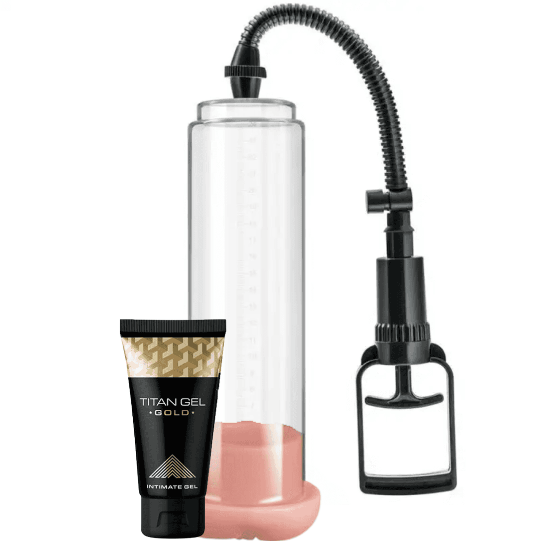 Canwin World Men's Pump Vajina Başlıklı Manuel Penis Pompası Seti