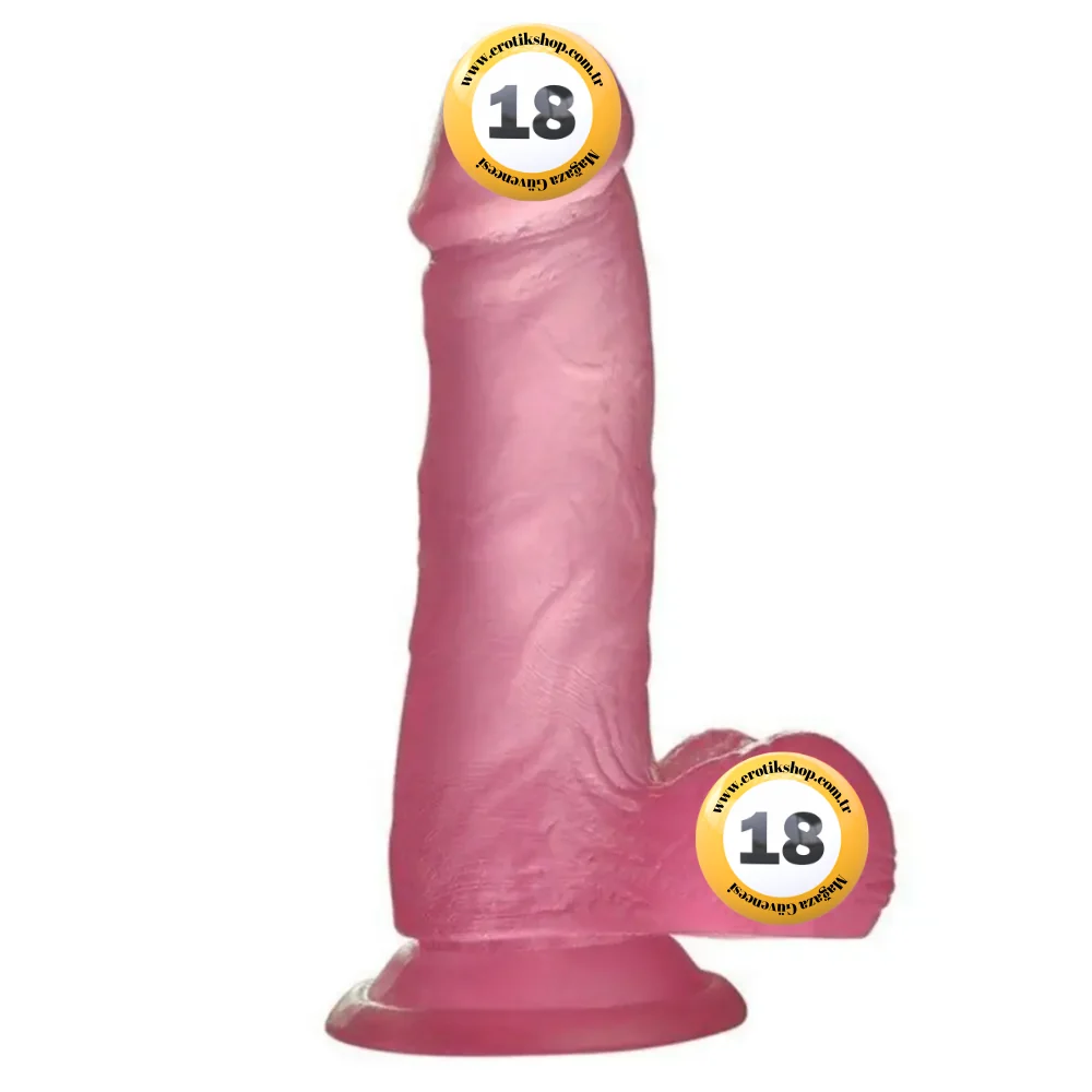 Lovetoy Jelly Studs Pink Small 15 cm Jel Dildo LV3102