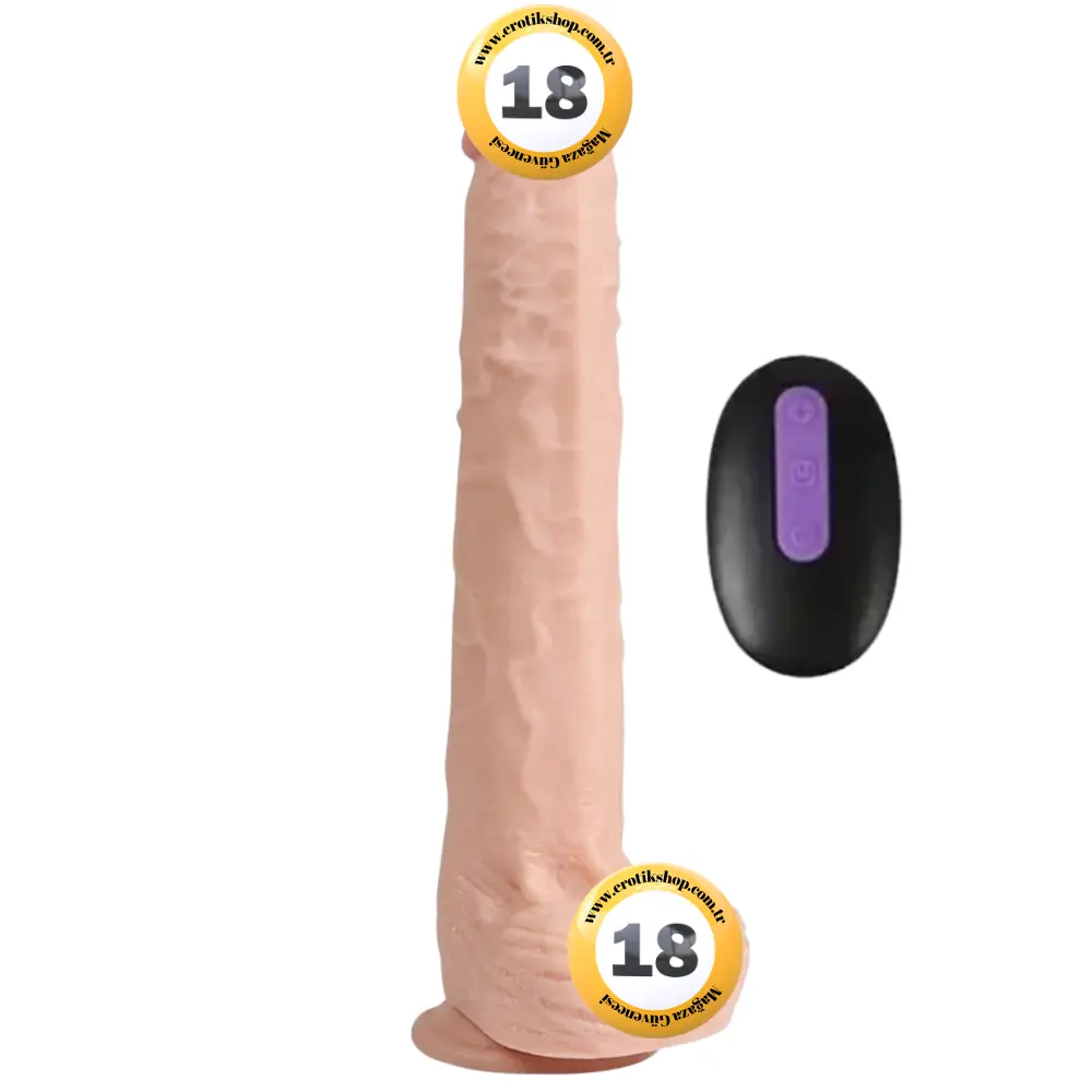 Shequ Vibrating Dildo Series Bart 29 cm Titreşimli Realistik Penis SQ-WBE10038