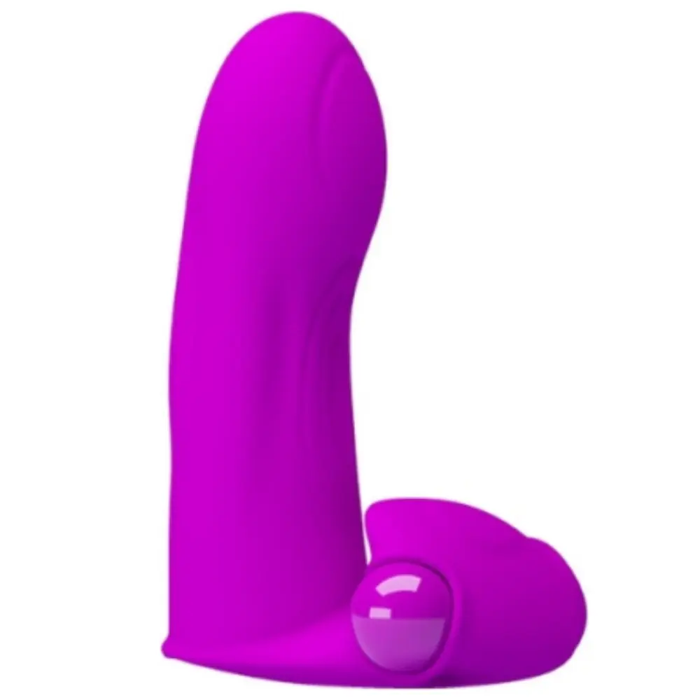Pretty Love Adonis Fingerıng Parmak Vibratör-Purple