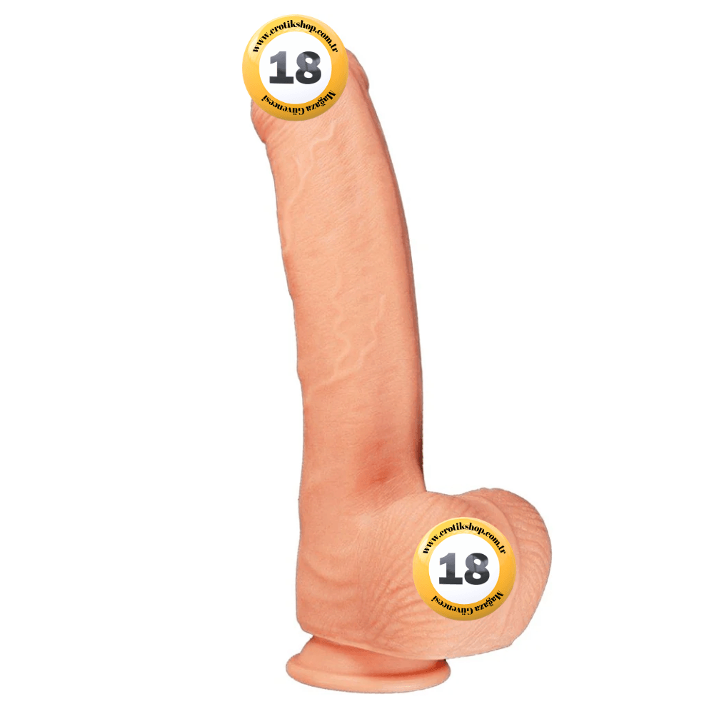 Lovetoy Dual Layered Platinum Silicone Cock 28 cm Realistik Penis LV411011