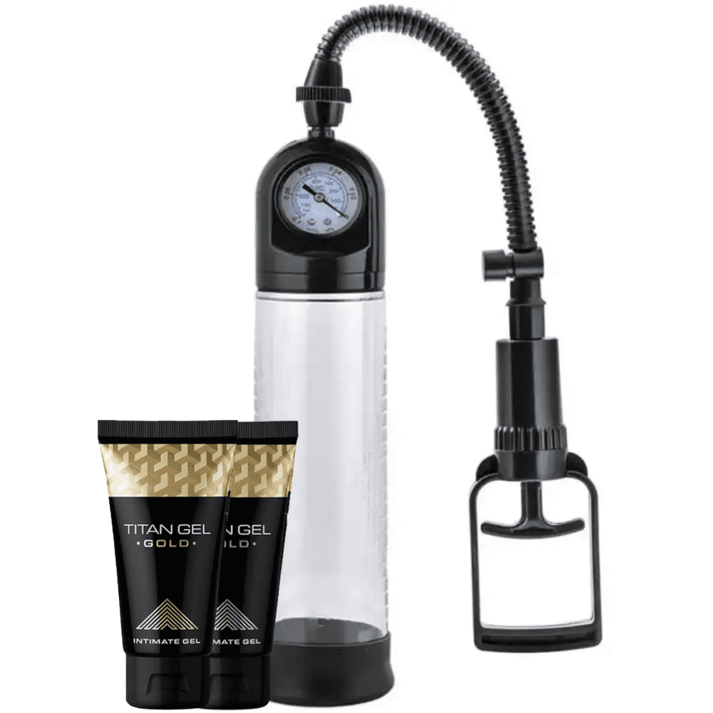 Canwin World Men’s Pump Titan Jel Paketli Dijital Penis Pompası Seti