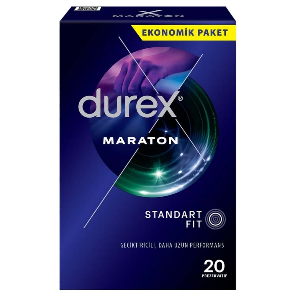 Durex Maraton 20'li Prezervatif Kondom