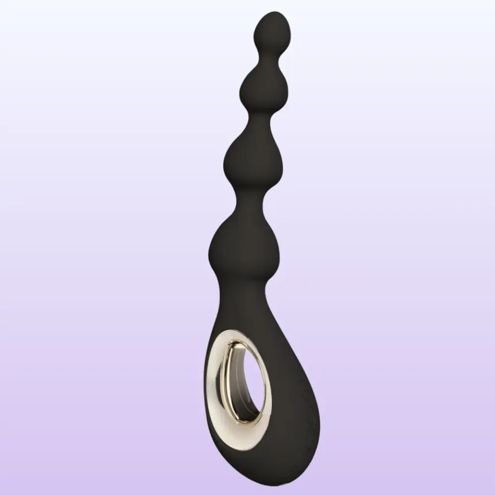 Lelo Soraya Beads Şarj Edilebilir Silikon Anal Boncuk Vibratör - Black