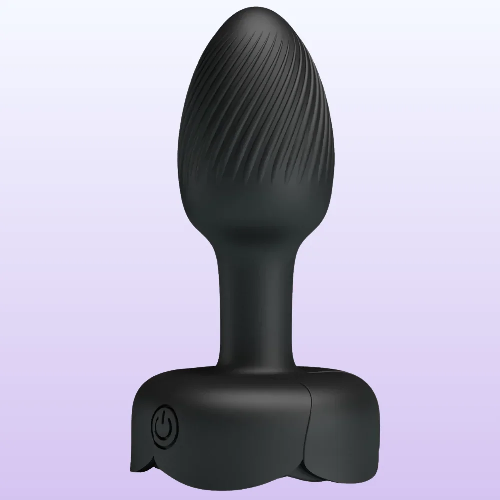 Pretty Love Olman Titreşimli ve Led Işıklı Anal Plug BI-040184