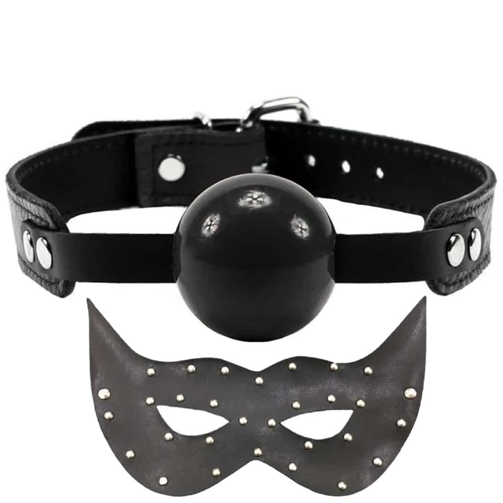 The Fetish Fantasy Series Master Ball Gag Ağız Topu ve Maske-Siyah
