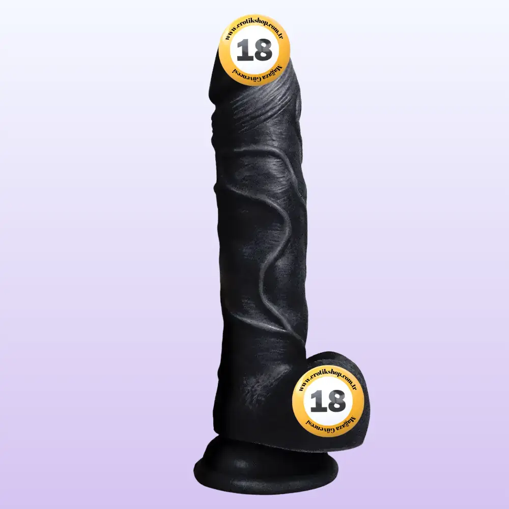 Xise Dildo Series Beat 19.5 cm Realistik Penis XS-WBC10009-Black