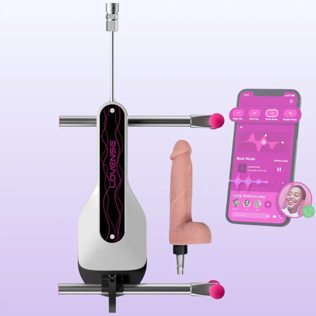 Lovense Mini Sex Machine Telefon Kontrollü Otomatik Seks Makinesi
