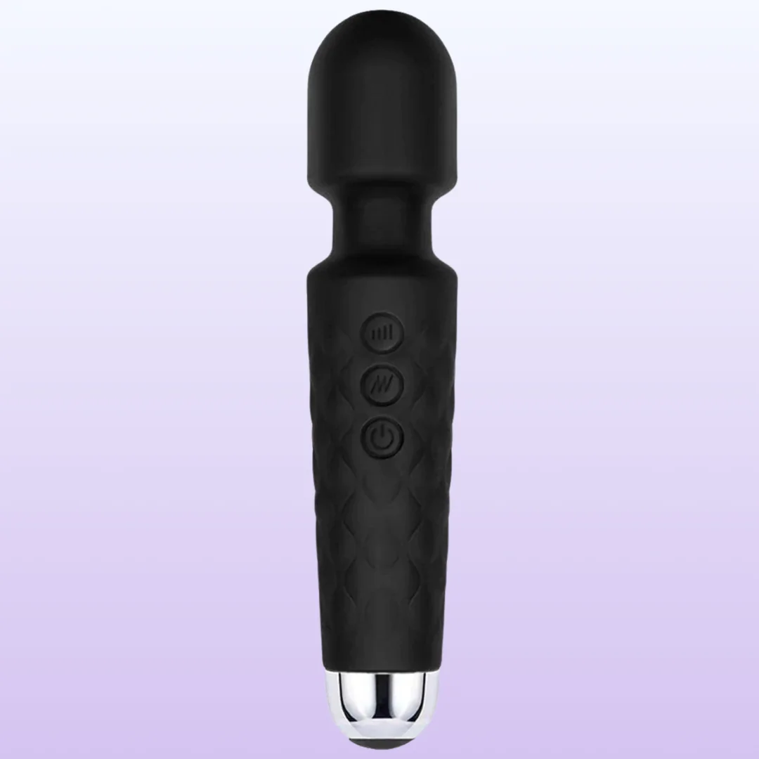 The Massage Vibes Black Ultra Güçlü 20 Mod Usb Şarjlı Masaj Vibratör