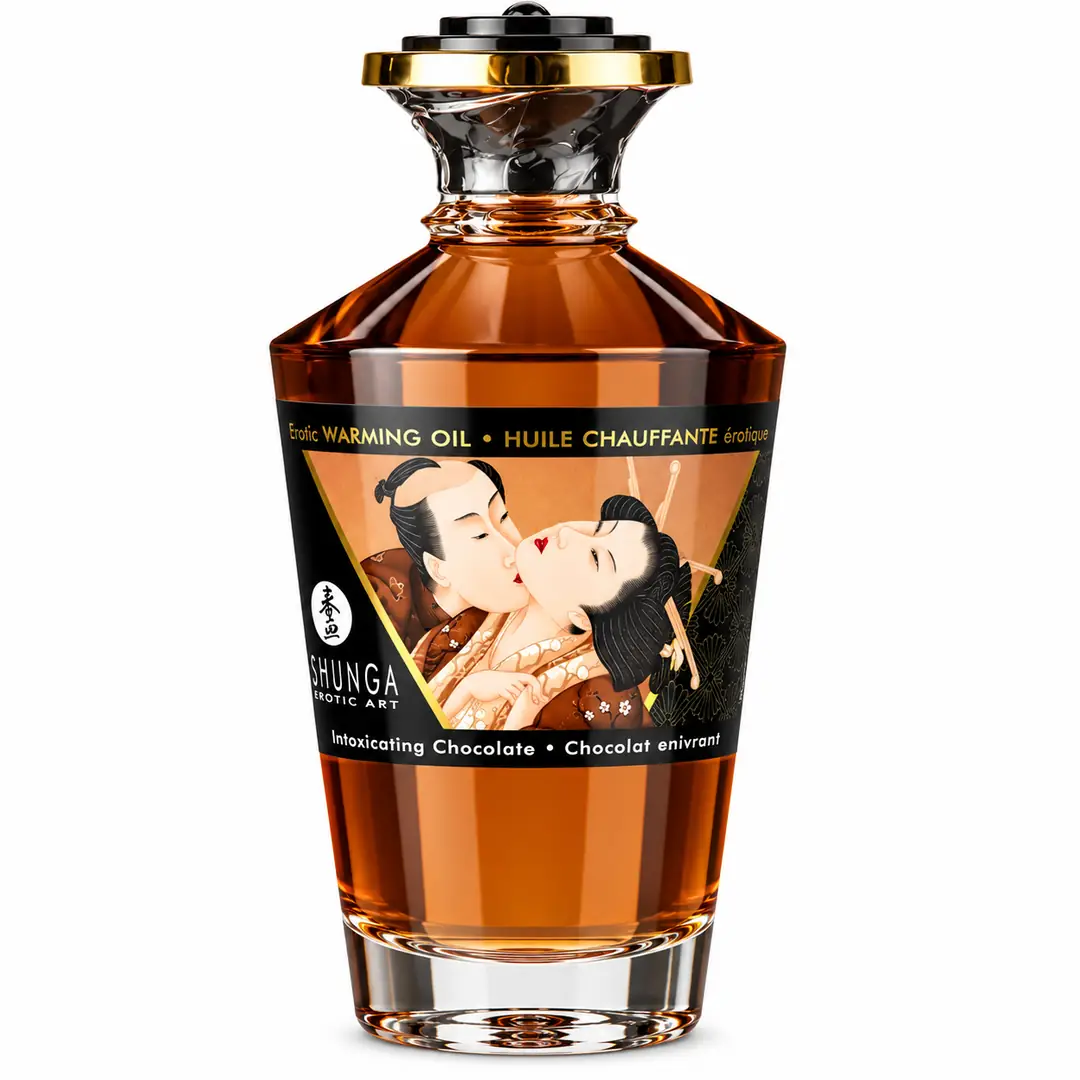Shunga Aphrodisiac Warming Oil Chocolate Aromalı Isıtmalı Masaj Yağı 100 Ml.