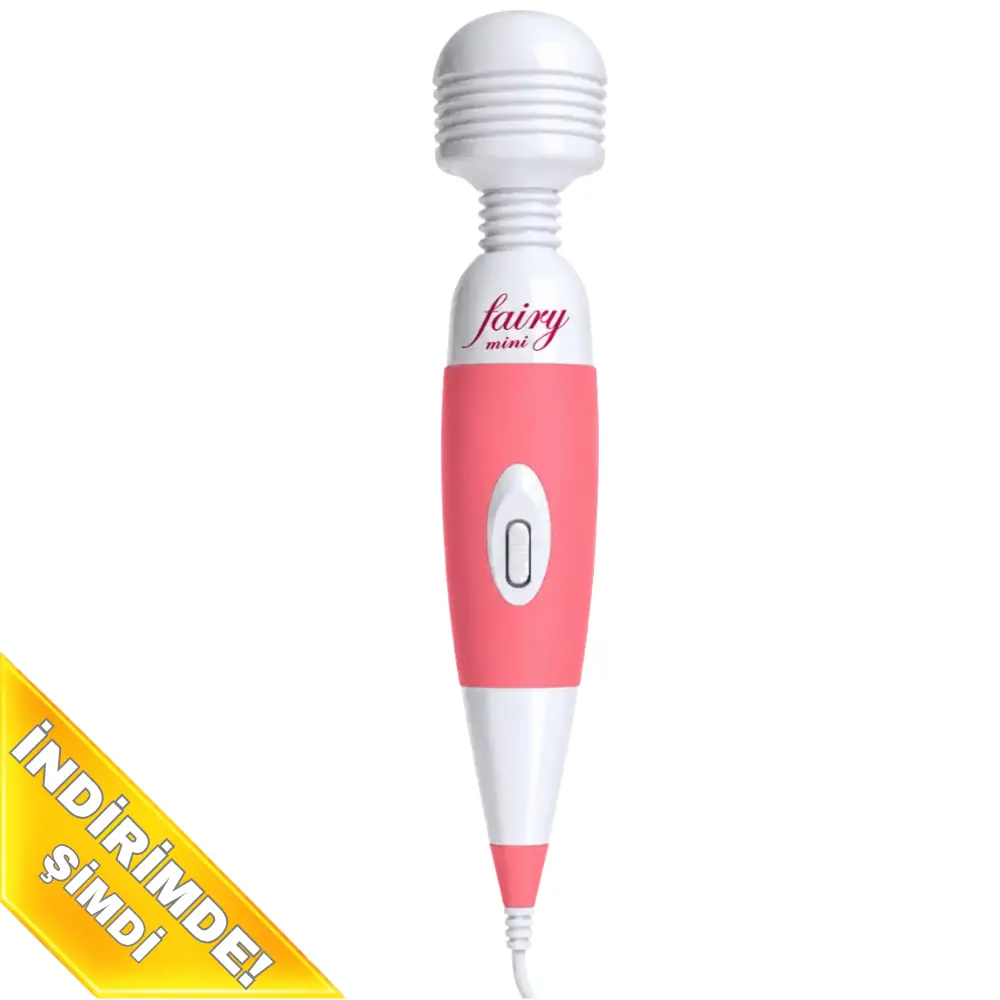 The Massage Vibe Fairy Wand White Güçlü Titreşimli Elektrikli Masaj Aleti