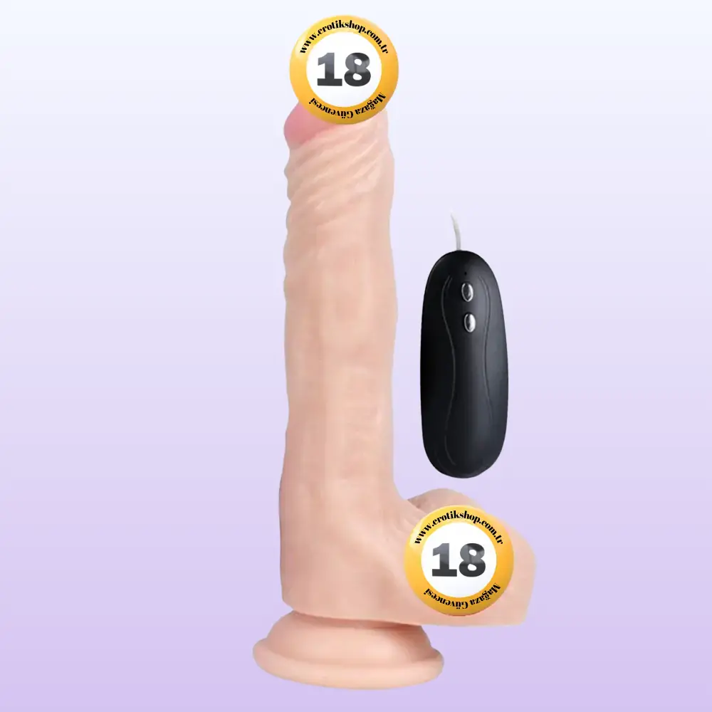 Xise Dildo Series Yuan 21 cm Titreşimli Realistik Penis XS-WBC10030-V