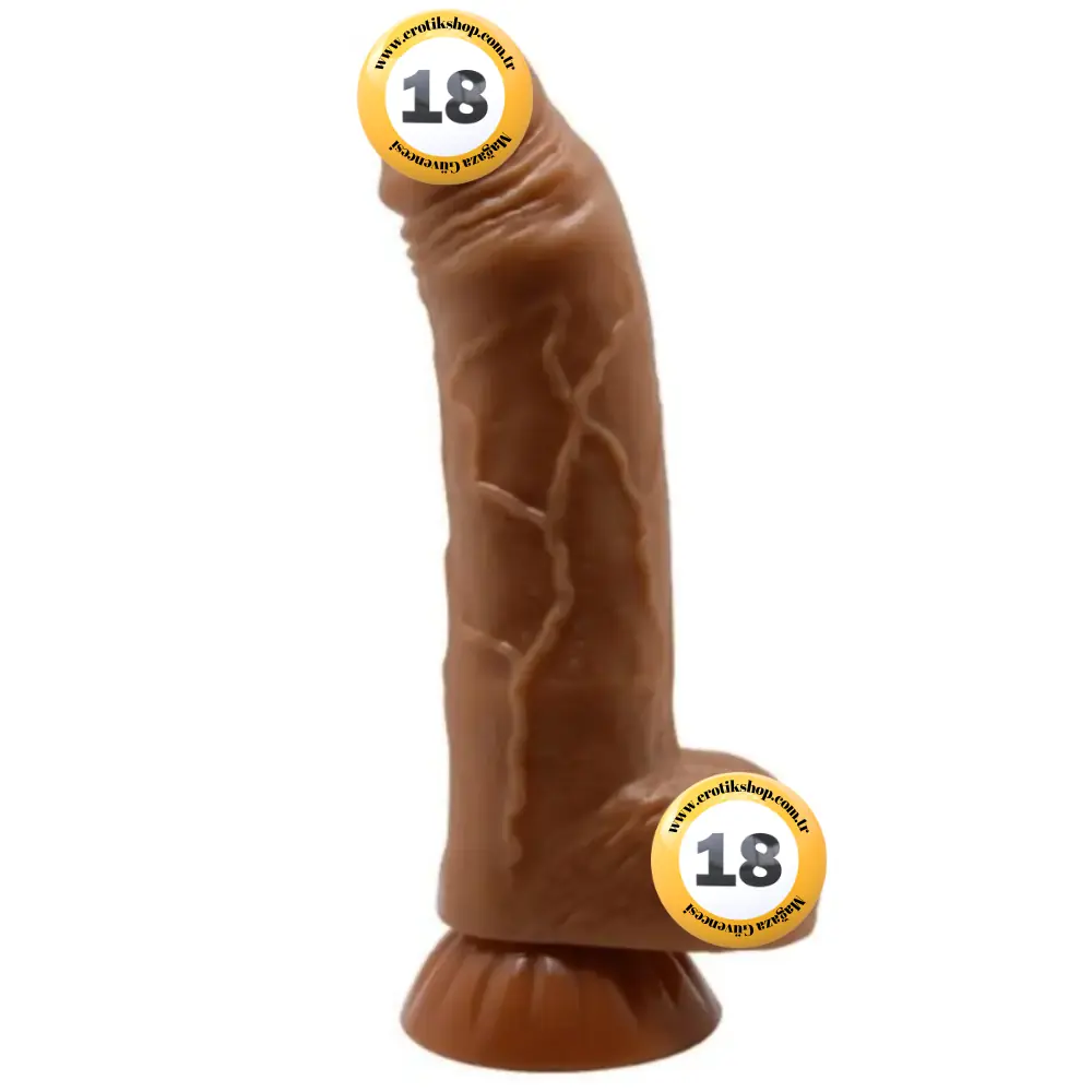 Baile Aktif Deri Özellikli Gerçek Ten Dokusu Dildo BW-008102N