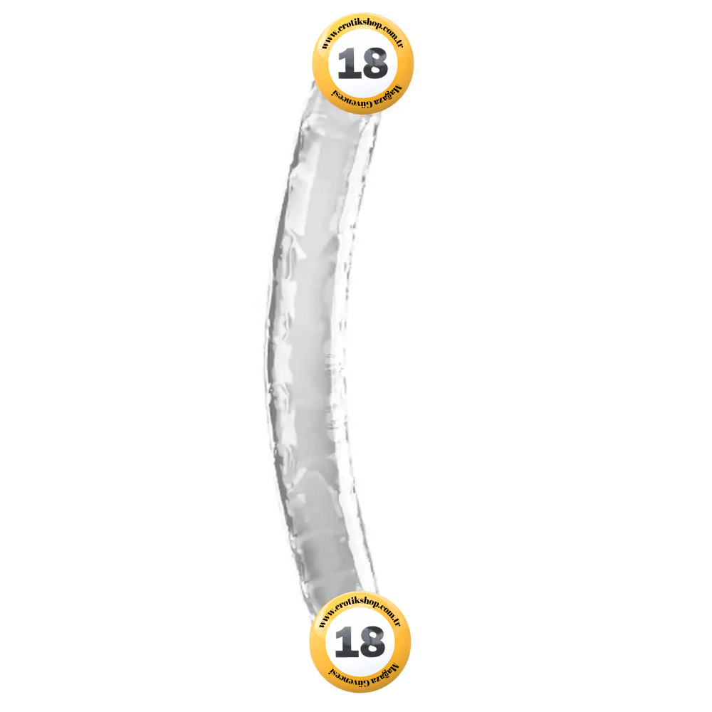 Lovetoy Flawless Clear Dildo 30 cm Çift Taraflı Realistik Penis LV310018
