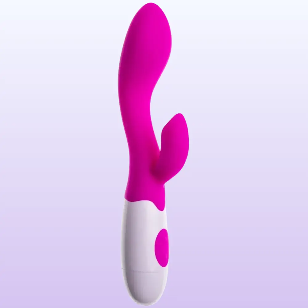 Meybix Ultra Esnek Yapıda Klitoris Uyarıcı Rabbitli Vibratör Mor