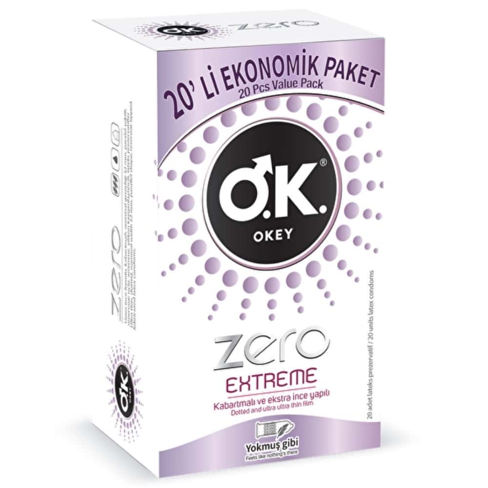 Okey Zero Extreme 20'li Prezervatif Kondom