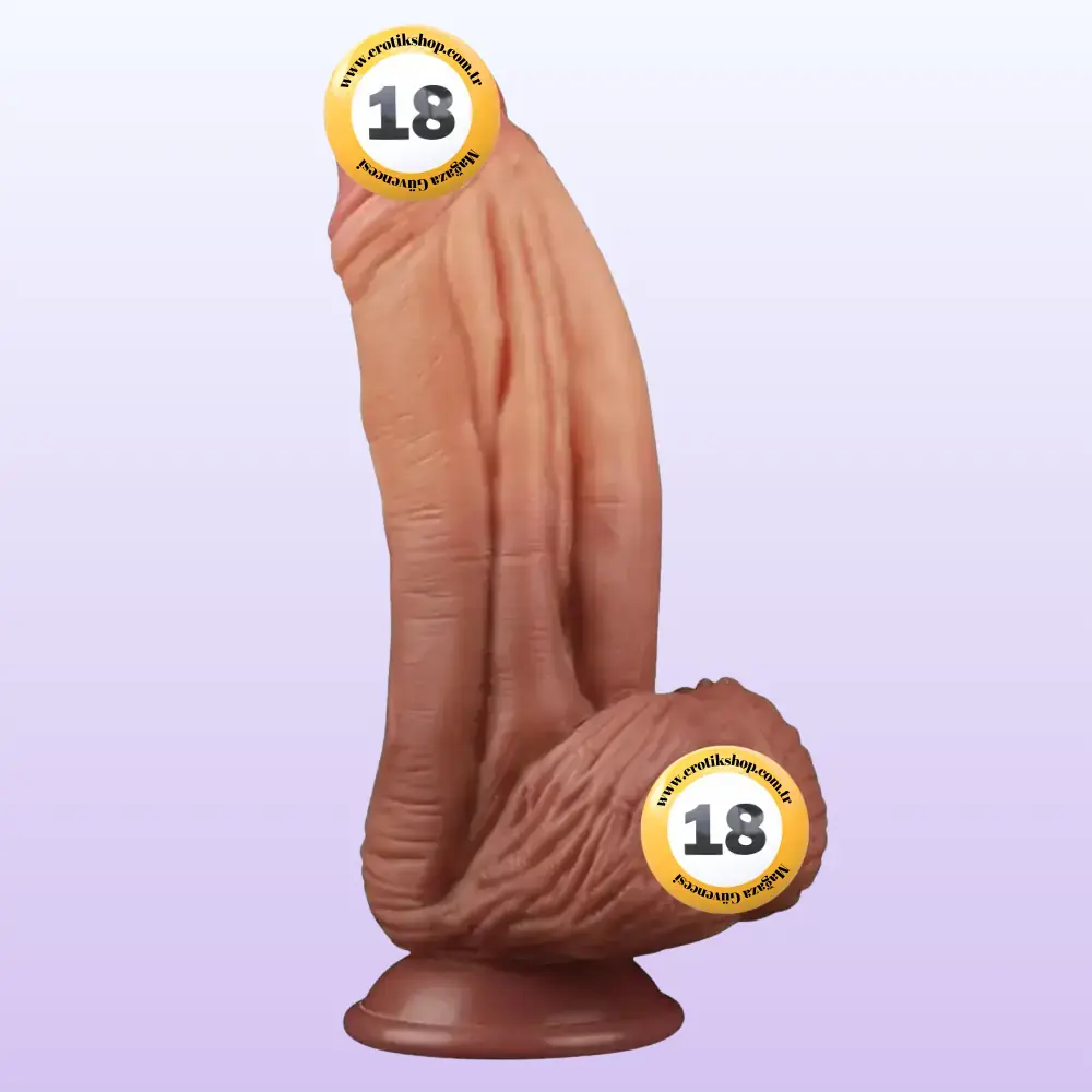 Lovetoy Dual Layered Platinum Silicone 24.5 Cm Monster Realistik Dildo