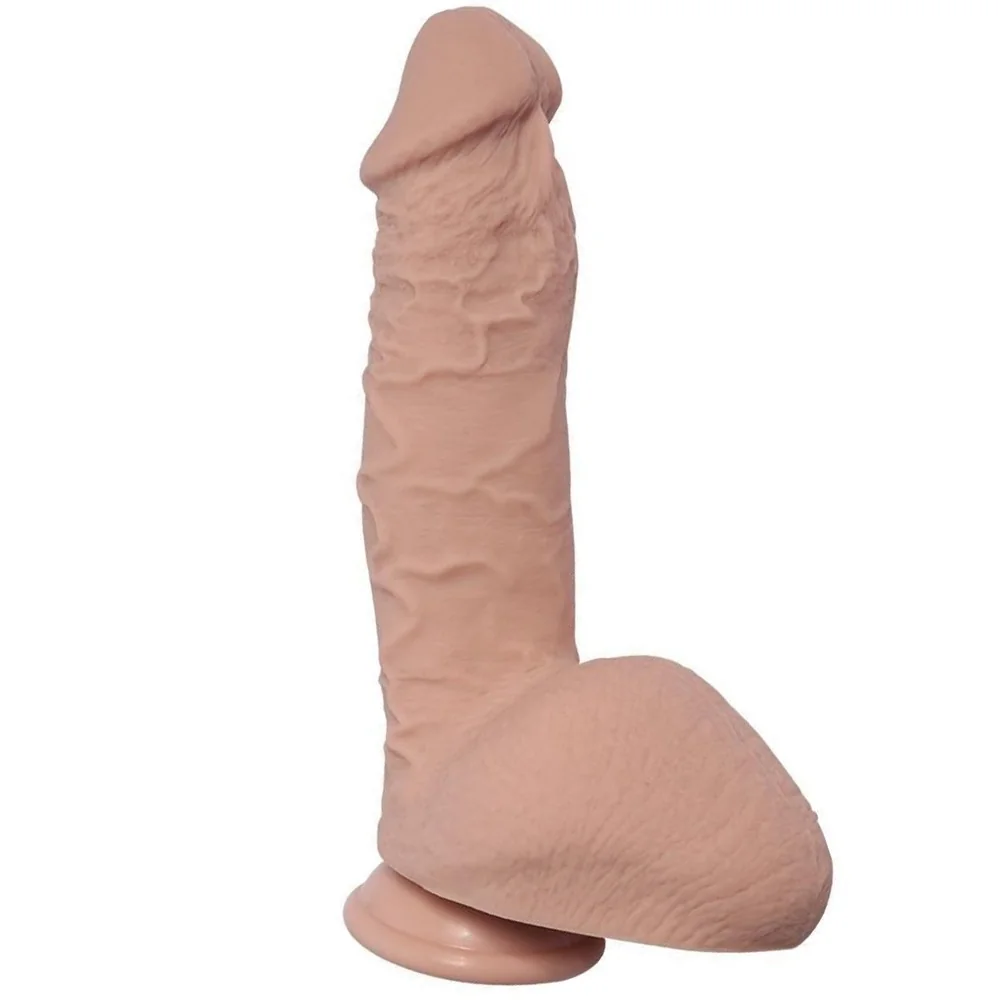 Xise Dildo Series Neptune Natural Doku Realistik Penis XS-WBB10052-Flesh