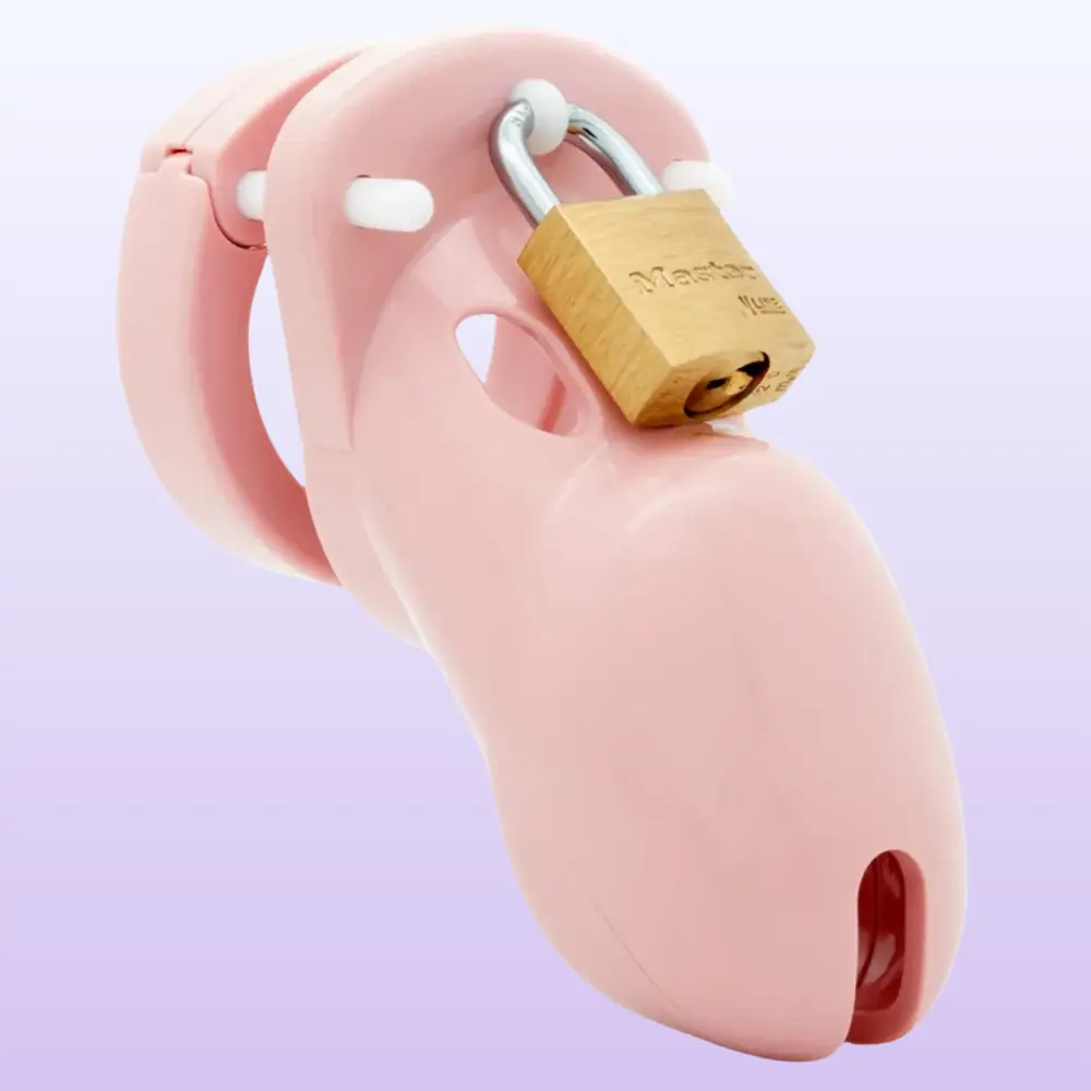 CB-3000 Chastity Cage Kit Penis Kafesi-Pink