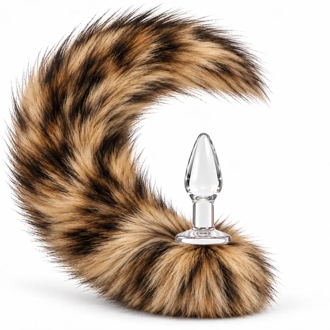 The Anal Fantasy Slips Glass Tail Kuyruklu Cam Anal Plug
