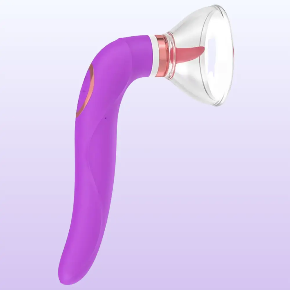 The Vibe Sucker Licker G-Spot Çift Yönlü G-Spot Dil Vibratör