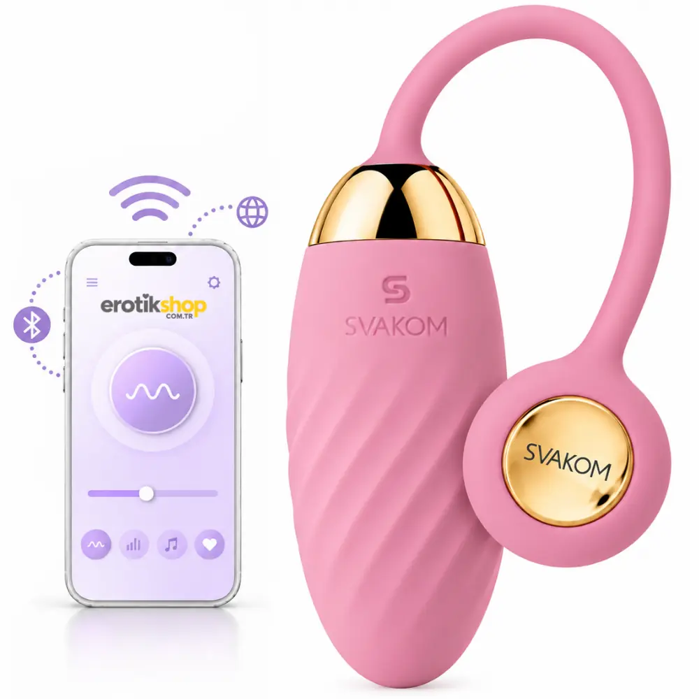 Svakom Ella Neo Pink Giyilebilir Telefon Kontrollü Mini Vibratör