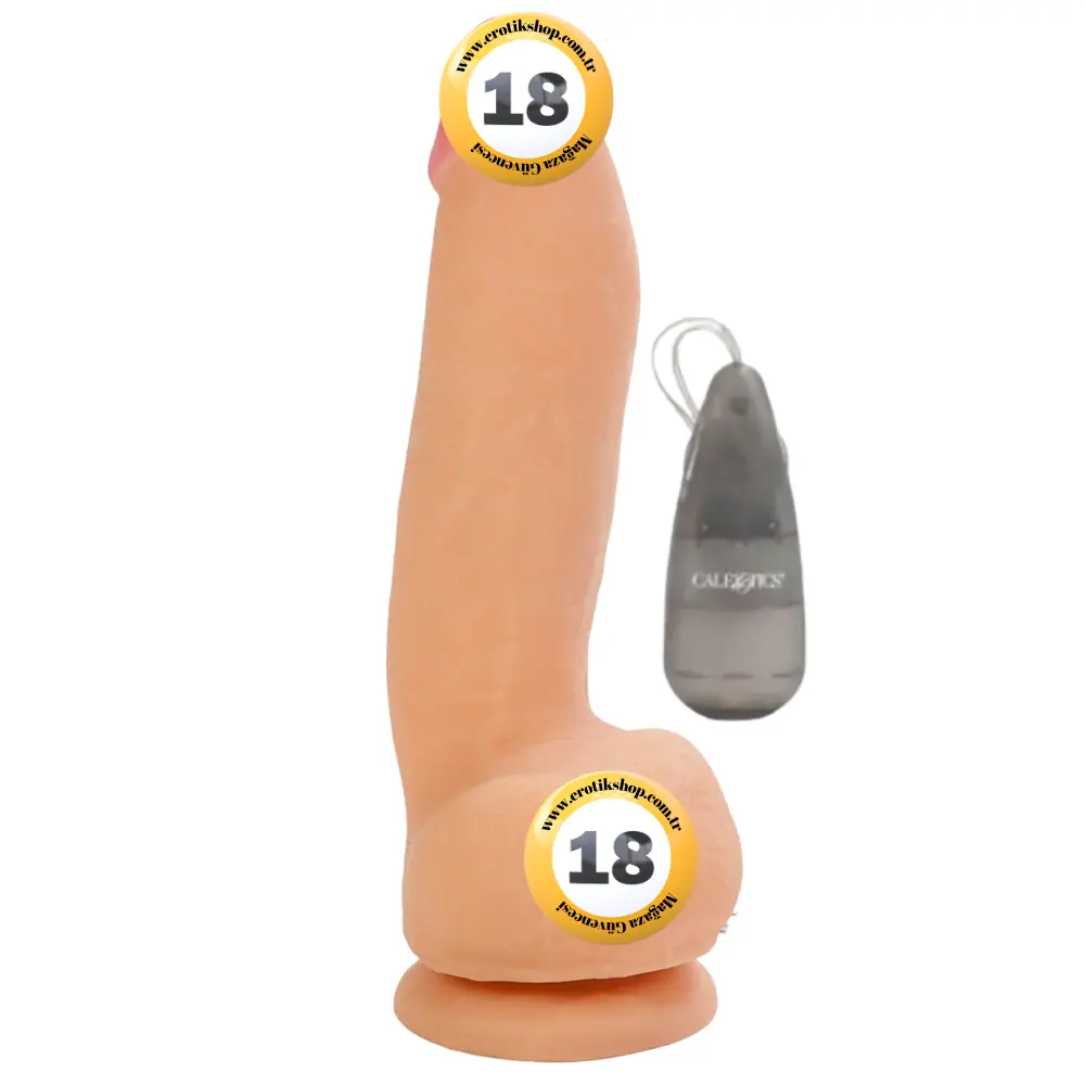 Calexotics Max Vibrating Cock 21 cm Titreşimli Amerikan Realistik Penis