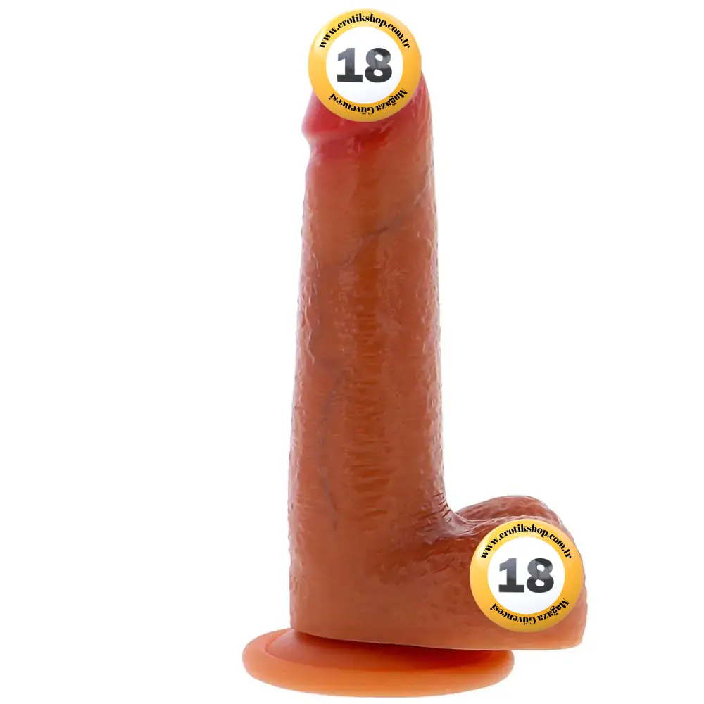 ToyJoy Get Real Foreskin Dildo Silicone Kaydırılabilir Deri Realistik Penis 18 Cm.