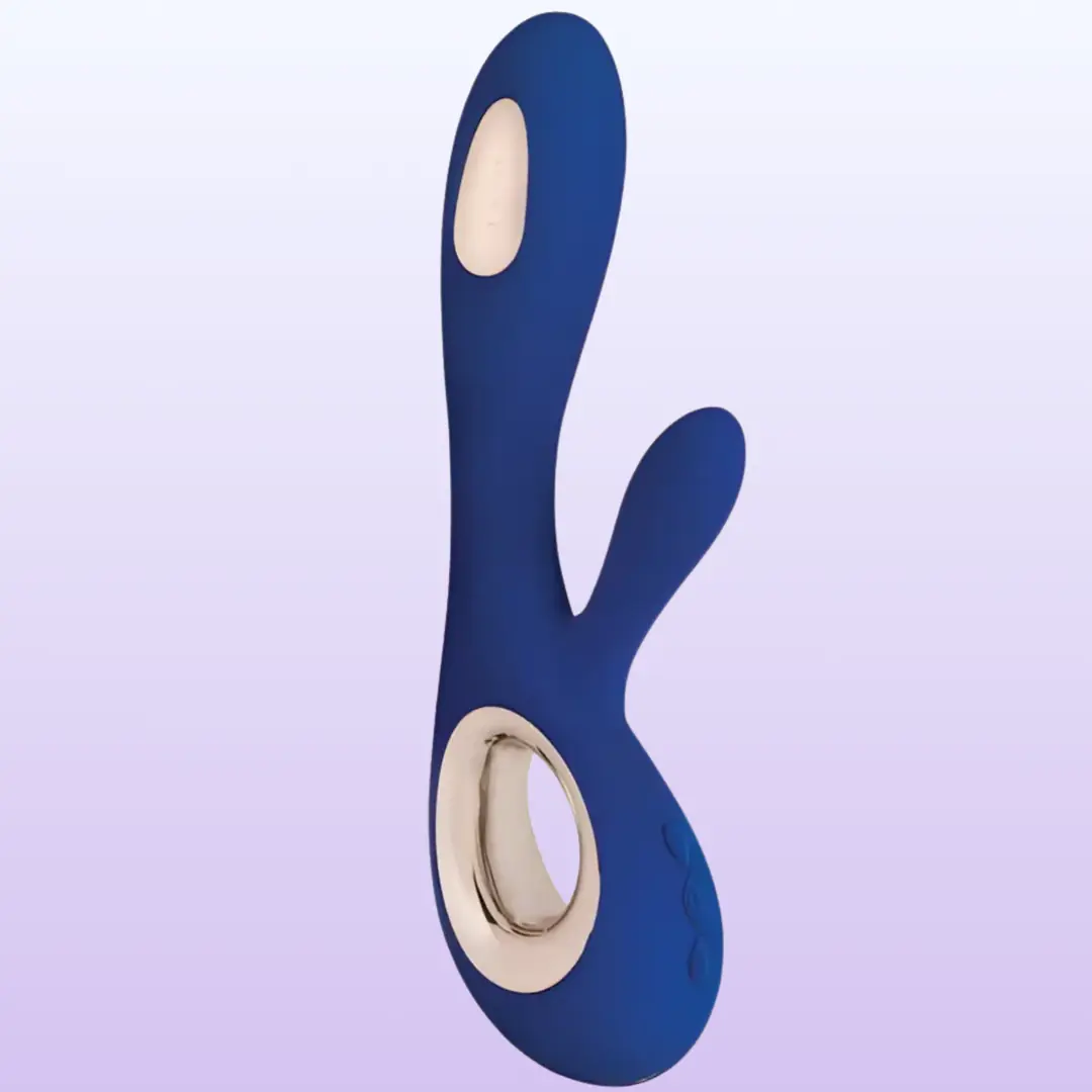 Lelo Soraya Wave Dual-Action Hareketli Rabbit Vibratör-Midnight Blue