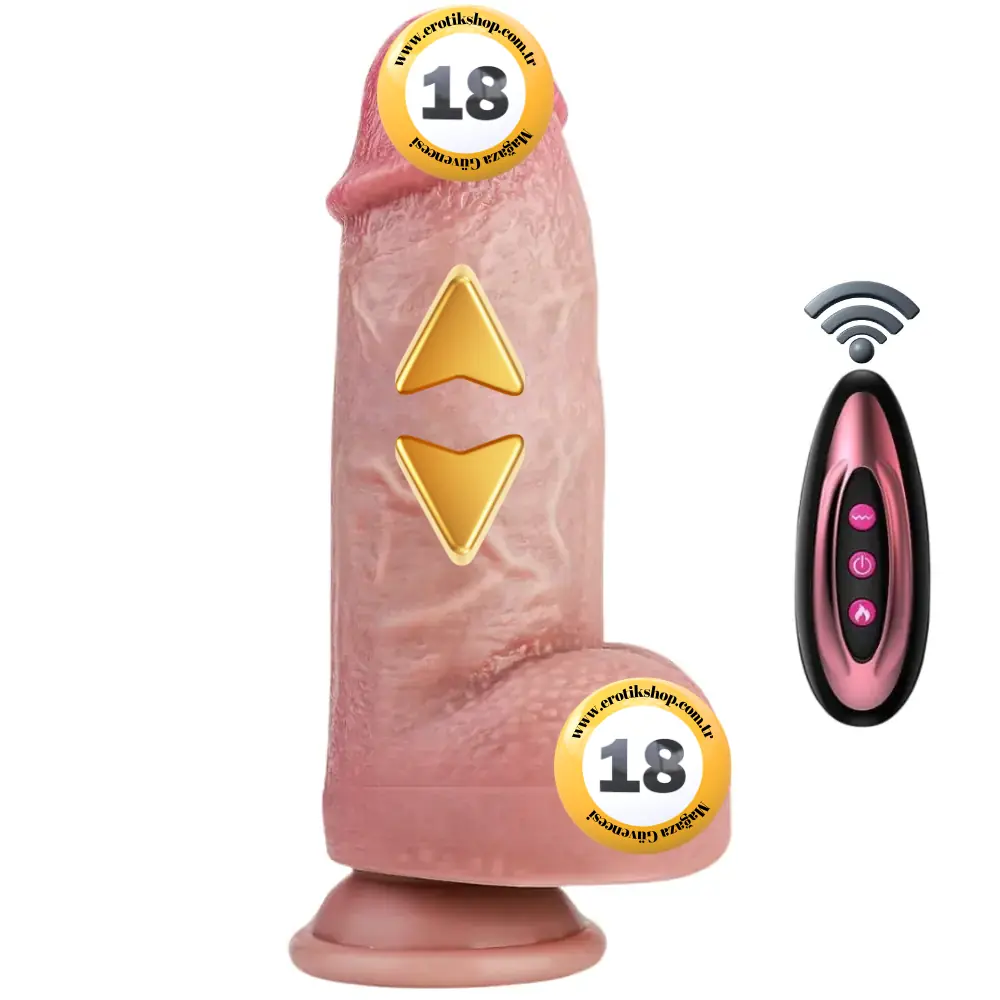 The Dick Vibrating Dildo's Thrusting Huge Thick İleri Geri Hareketli Titreşimli Penis