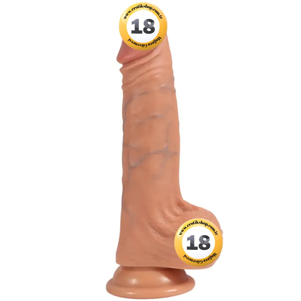 Shequ Dildo Series Kevin 20 cm Doku Realistik Penis