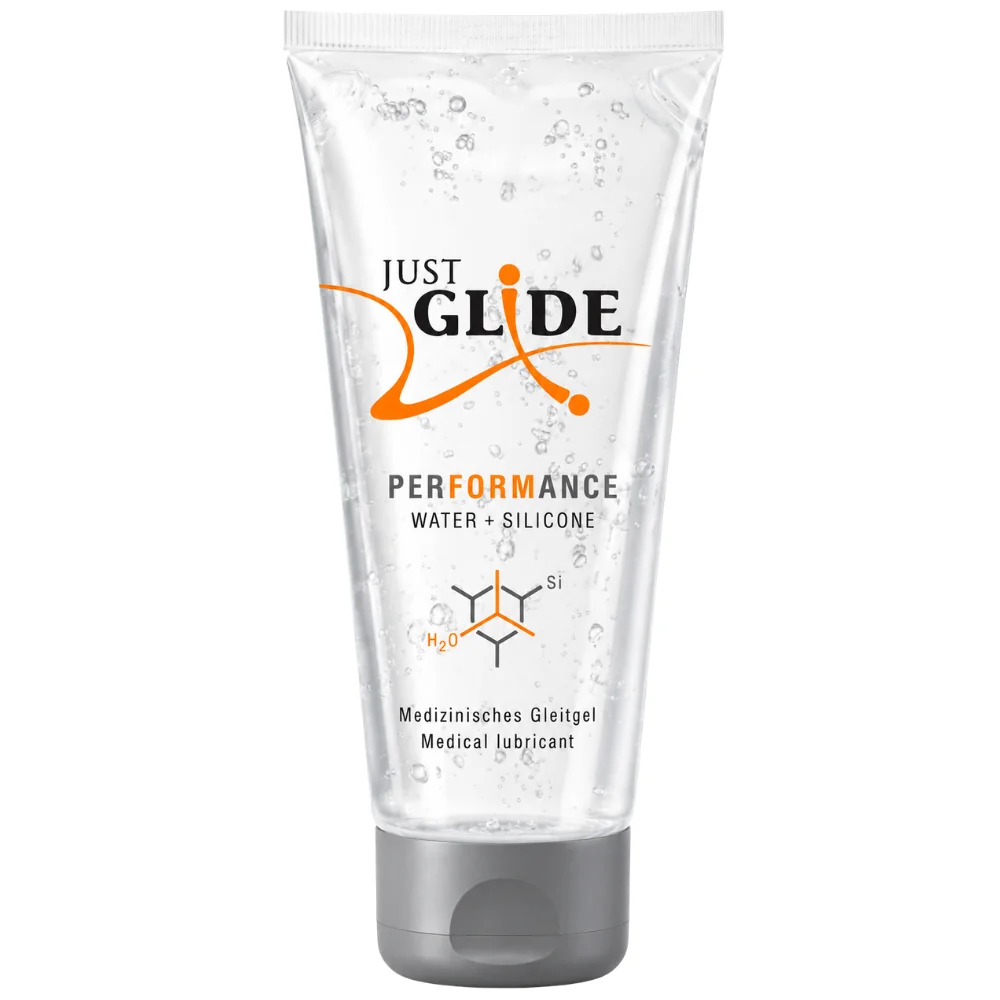 Just Glide Water-Based And Silicone Unisex Performance Gel 200 ml.