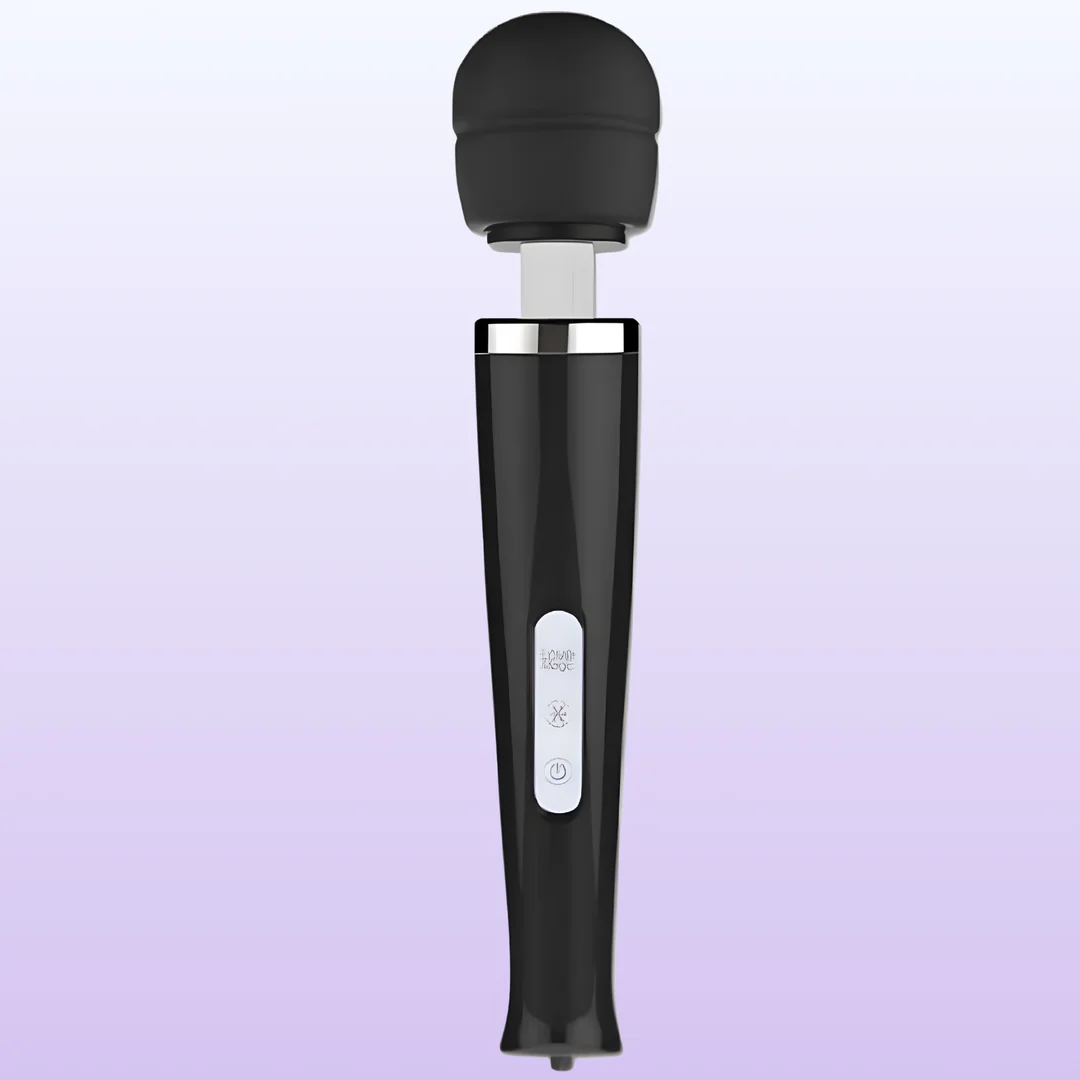 The Massage Wand Purius Black Profesyonel 10 Modlu Güçlü Masaj Aleti