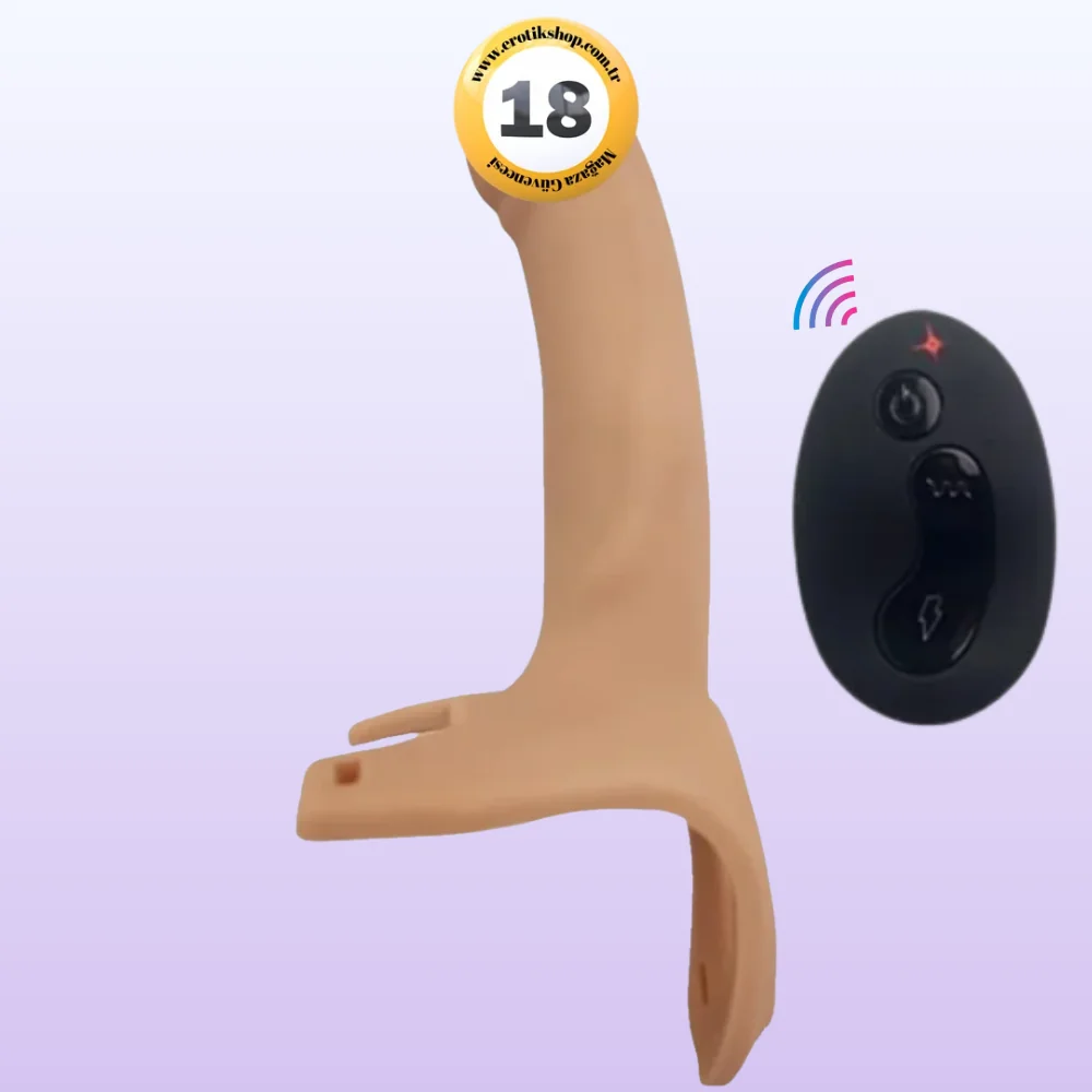 Aphrodisia Hollow Strap-On Flesh 17 Cm İçi Boş Titreşimli Kemerli Penis