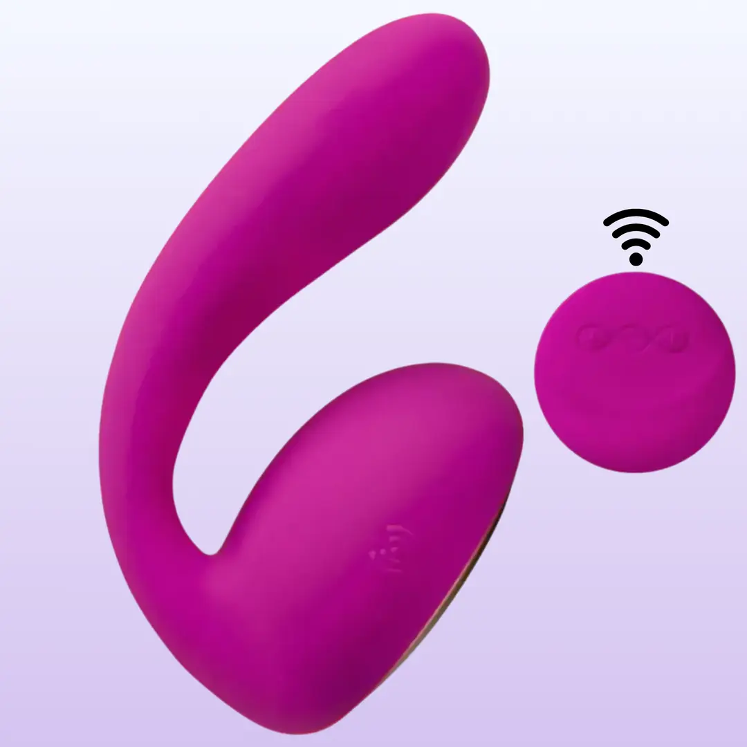 Lelo Ida Remote Control Couple Rotating Massager Cerise Uzaktan Kumandalı Vibratör