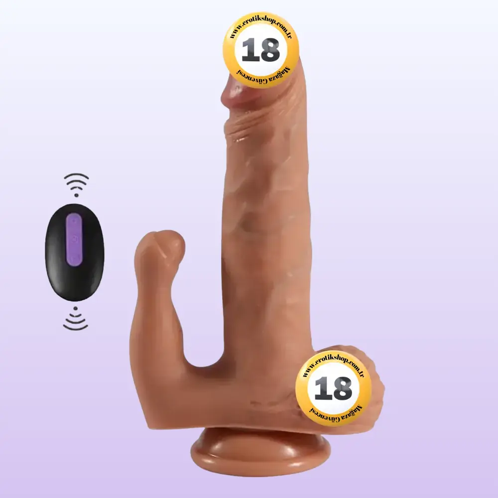Shequ Dildo Series Brody 21.5 Cm Titreşimli Realistik Penis