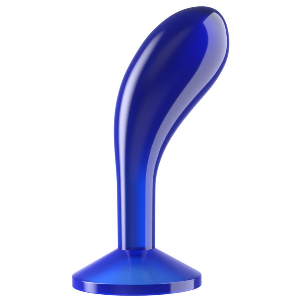 Lovetoy Flawless Clear Prostate Plug 6.0'' Blue Silikon Anal Plug LV310319