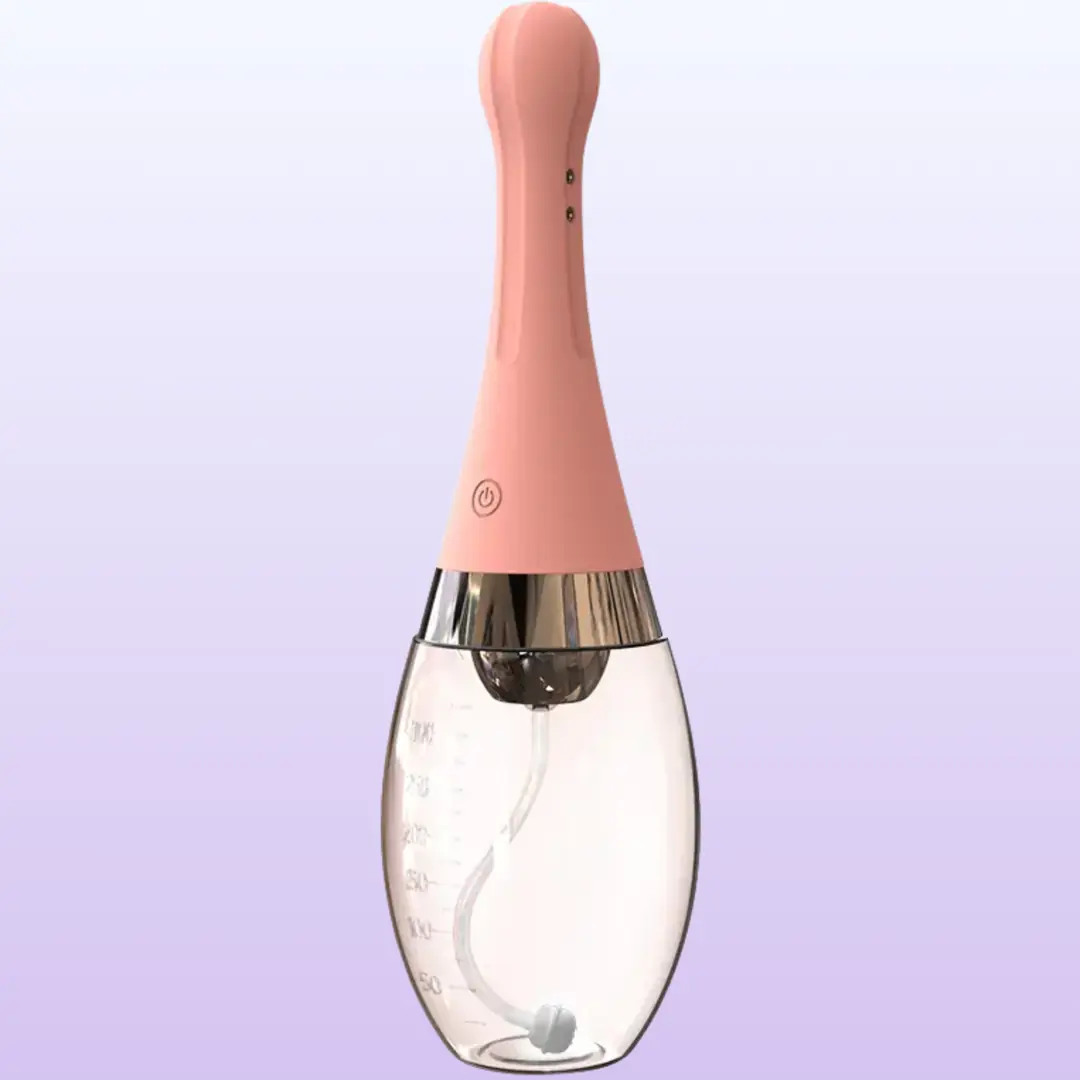 Kisstoy Man Bowling Otomatik Elektrikli Anal Lavman ve Temizleme Seti